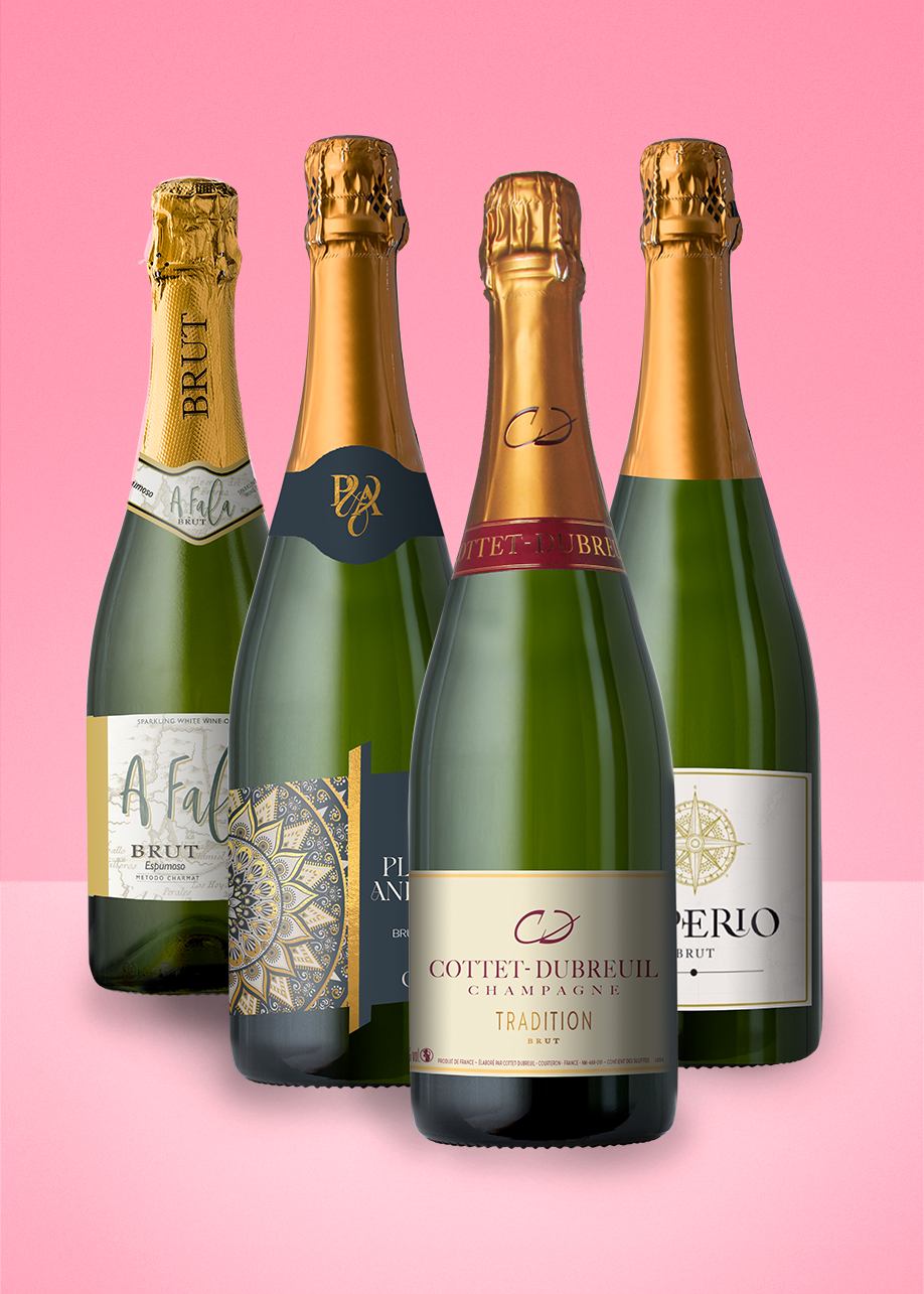 Valentine's Day Bubbles 4-Pack