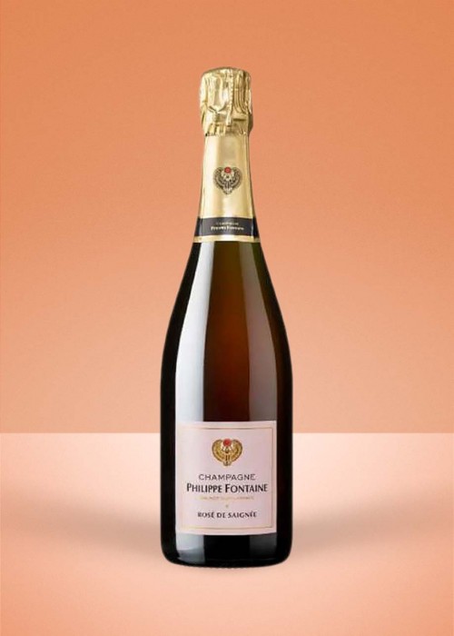 Philippe Fontaine Champagne Brut Rosé, Rosé de Saignée, NV