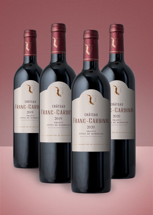 The Chateau Franc-Cardinal Bordeaux Vertical 4-Pack